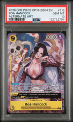 2026 One Piece Op14-Eb04-The Azure Sea's Seven Boa Hancock Alternate Art #112 PSA 10 — PSA 152732794 — front