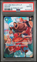 2024 One Piece Japanese Op10-Royal Blood Urouge Special Alternate Art #021 PSA 10 — PSA 152732813 — front
