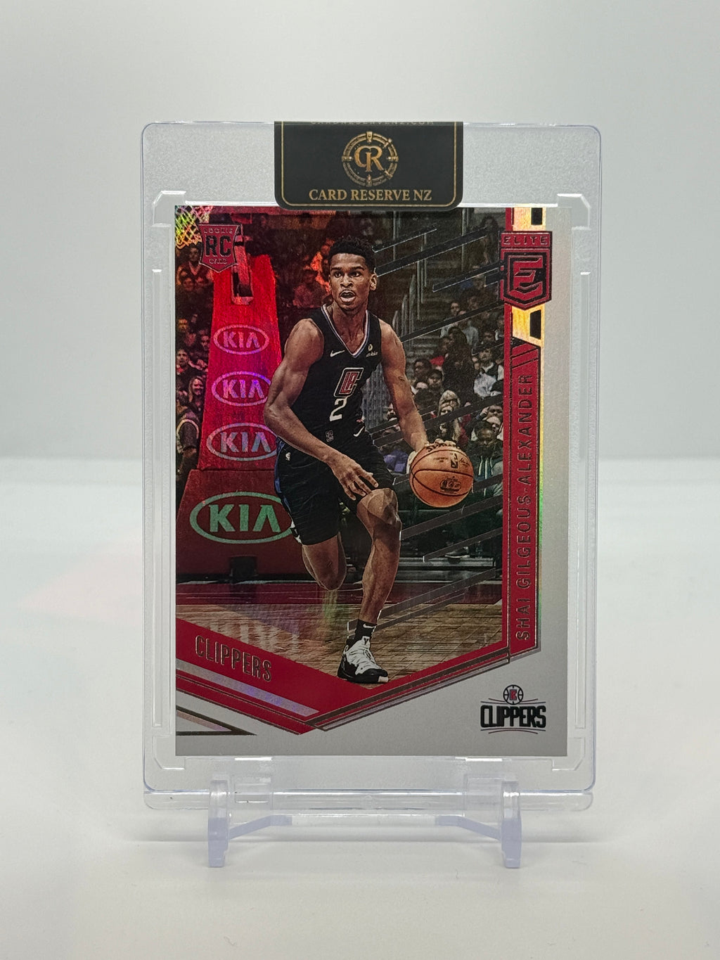 Front of 2018-19 Panini Chronicles Elite Shai Gilgeous-Alexander rookie card #274