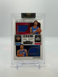 Front of 2018-19 Panini Contenders Shai Gilgeous-Alexander and Kevin Knox Rookie Dual Ticket #RD-KS