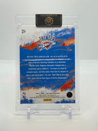Back of Shai Gilgeous-Alexander 2020-21 Court Kings Modern Strokes #27 raw card