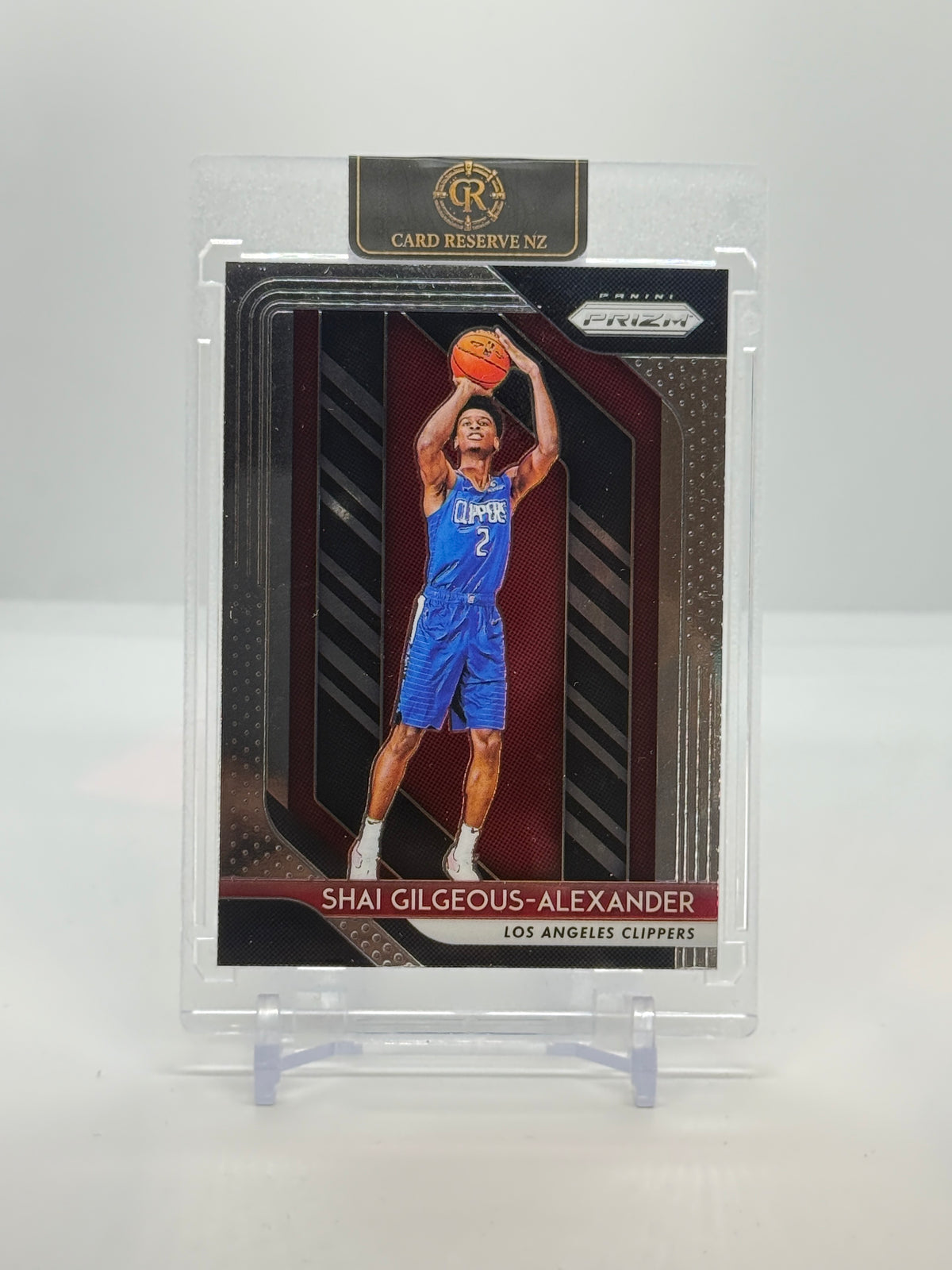 Front of Shai Gilgeous-Alexander 2018-19 Prizm Rookie #184 raw card