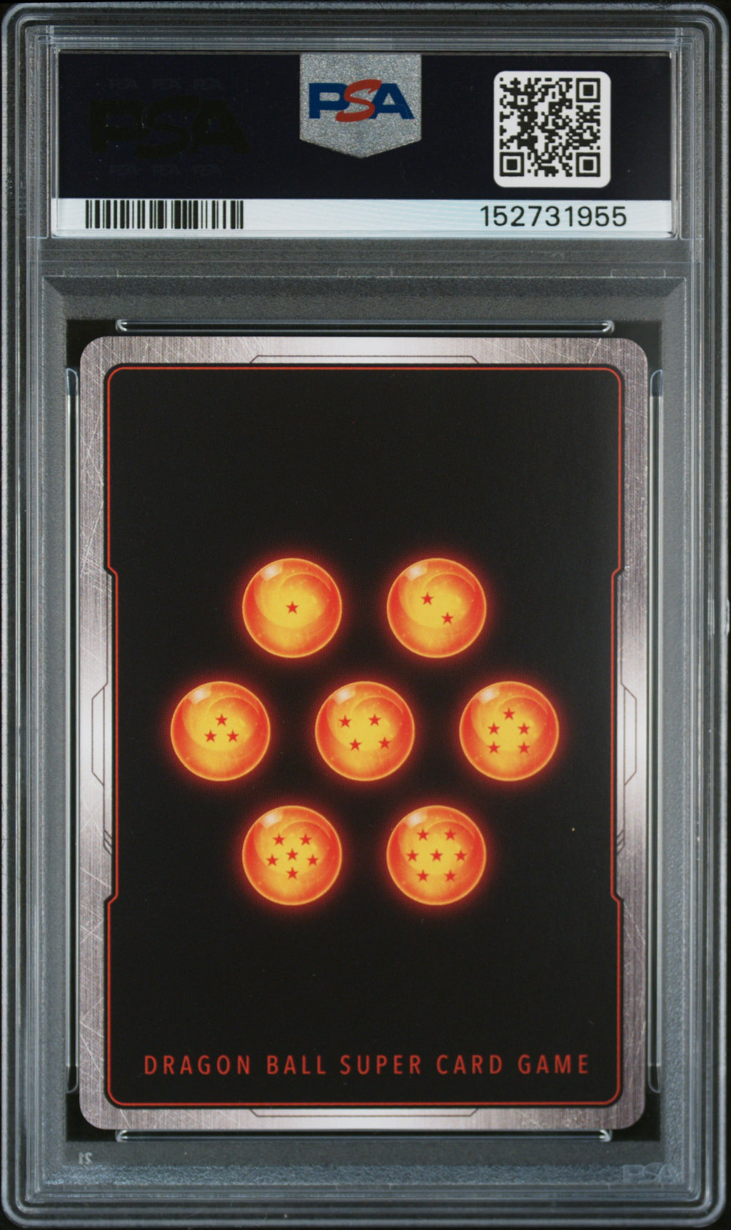 Son Goku (Mini): DA FB04-012 PSA 10, serial 1172/1500, certificate 152731955 — back