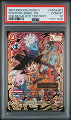 Son Goku (Mini): DA FB04-012 PSA 10, serial 0067/1500, certificate 152731956 — front