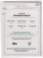 Arthur Rinderknech — #AT-ARH Geometric Refractor Auto — back