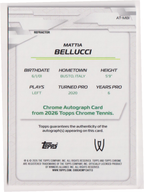 Mattia Bellucci — #AT-MBI Refractor Auto RC — back