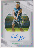 2026 Topps Chrome Tennis Carlos Moya Refractor Autograph #AO-CMA, front