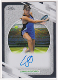 2026 Topps Chrome Tennis Camila Osorio Base Autograph #AT-COO, front