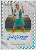 2026 Topps Chrome Tennis Lindsay Davenport Geometric Refractor Autograph #AO-LDT, front