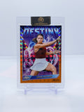 2026 Topps Chrome Tennis Emma Navarro Destiny Orange Geometric Refractor #DTY-NAV 09/25 — front