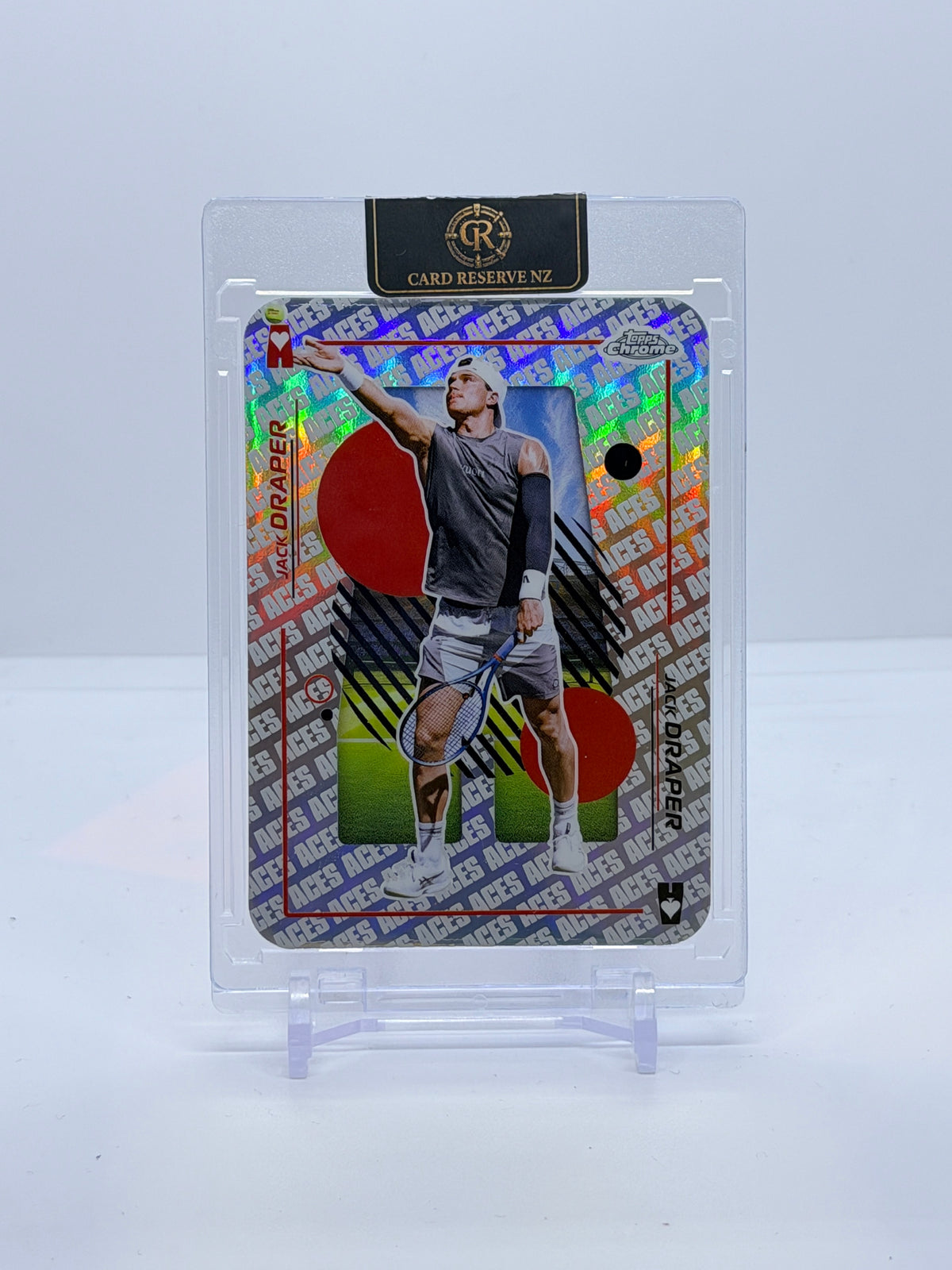2026 Topps Chrome Tennis Jack Draper Aces SP Case Hit #AC-18 — front