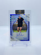 2026 Topps Chrome Tennis Holger Rune Blue Geometric Refractor Autograph #AO-HRE 122/150 — front