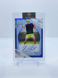 2026 Topps Chrome Tennis Jakub Mensik Blue Refractor Autograph #AT-JMK 101/150 — front
