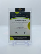 2026 Topps Chrome Tennis Alexandra Eala Youthquake #YQ-AE — back
