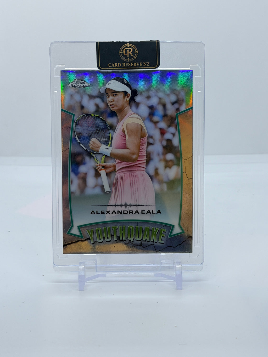 2026 Topps Chrome Tennis Alexandra Eala Youthquake #YQ-AE — front