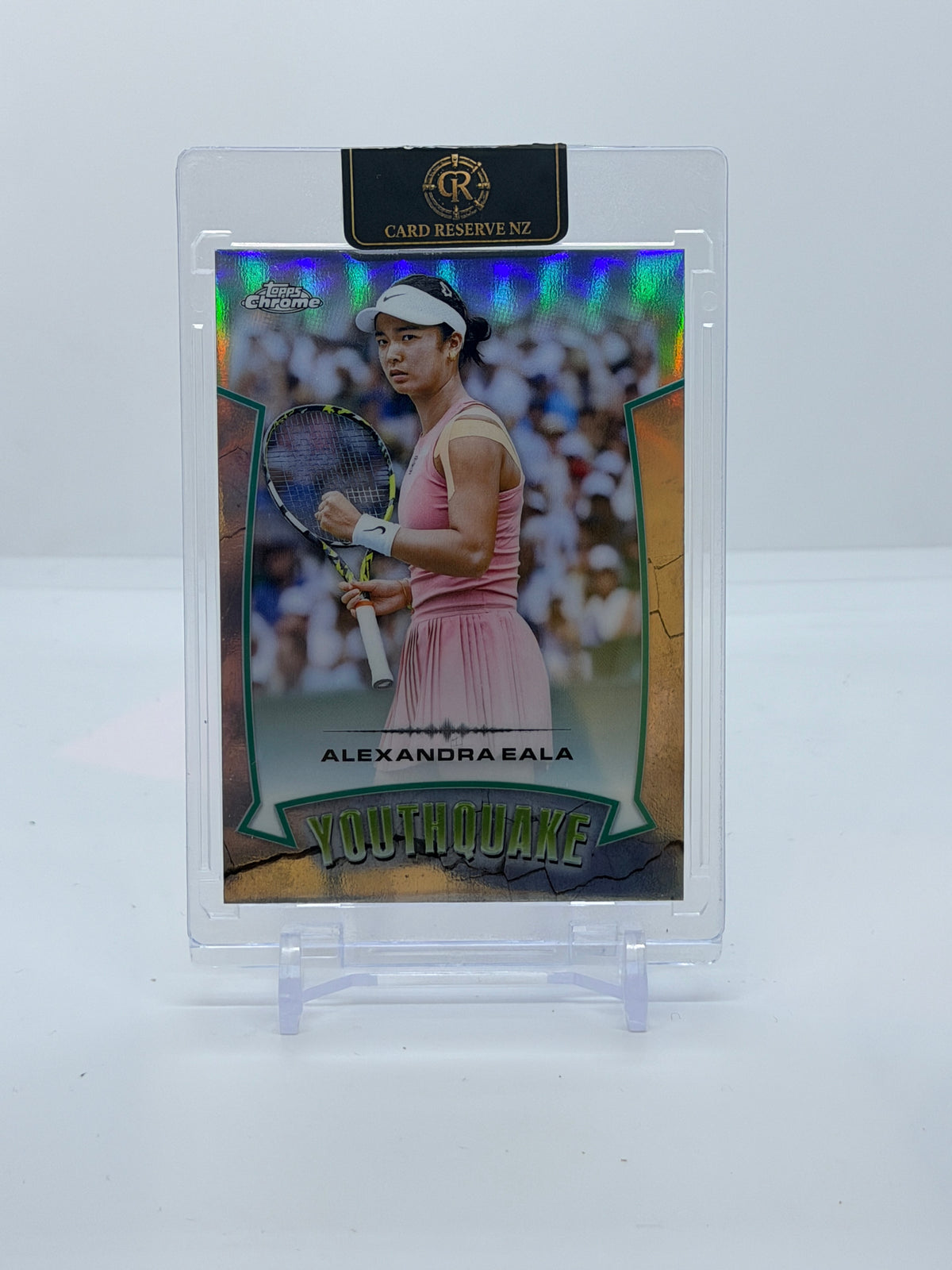 2026 Topps Chrome Tennis Alexandra Eala Youthquake #YQ-AE — front