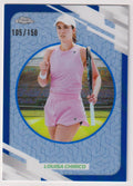 2026 Topps Chrome Tennis Louisa Chirico Blue Refractor 105/150 — front