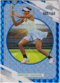 2026 Topps Chrome Tennis Whitney Osuigwe Blue Geometric Refractor 080/150 — front