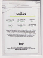 2026 Topps Chrome Tennis Jim Courier Blue Geometric Refractor 062/150 — back