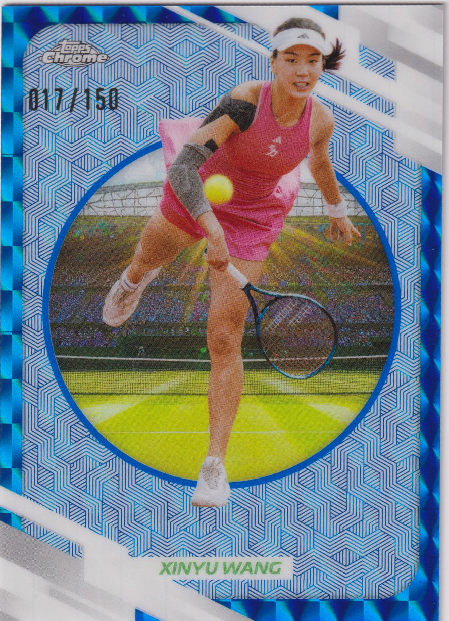 Xinyu Wang Blue Geometric Refractor 017/150 front
