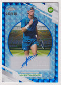 Valentin Royer Blue Geometric Refractor Autograph 093/150 front