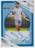 Mariano Navone Blue Refractor Autograph 080/150 front