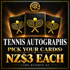 Tennis Autographs — Pick Your Card(s) — NZ$3 Each