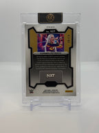 2024 Panini Prizm WWE Karmen Petrovic #107 - Gold Prizm 06/10 Rookie - Raw - back