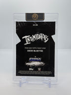2025 Topps Finest WWE Drew McIntyre Die Cut 75 #INT-DW - Intimidators Die Cut 51/75 - Raw - back