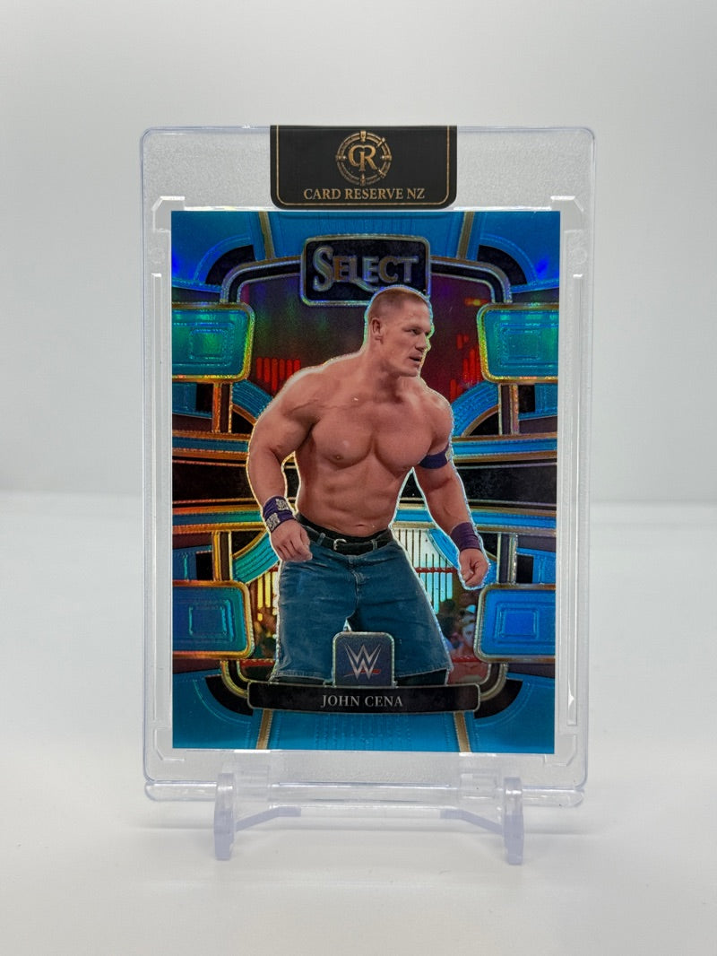 2024 Panini Select WWE John Cena #148/249 - Light Blue Norn Concourse Level / - Raw - front