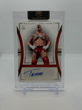 2024 Panini National Treasures WWE Tensai #LS-TSI - Legendary Signatures 34/99 - Raw - front