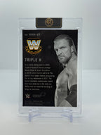 2022 Panini Chronicles WWE Triple H #HHH-49 - It's All About The Game - Raw - back