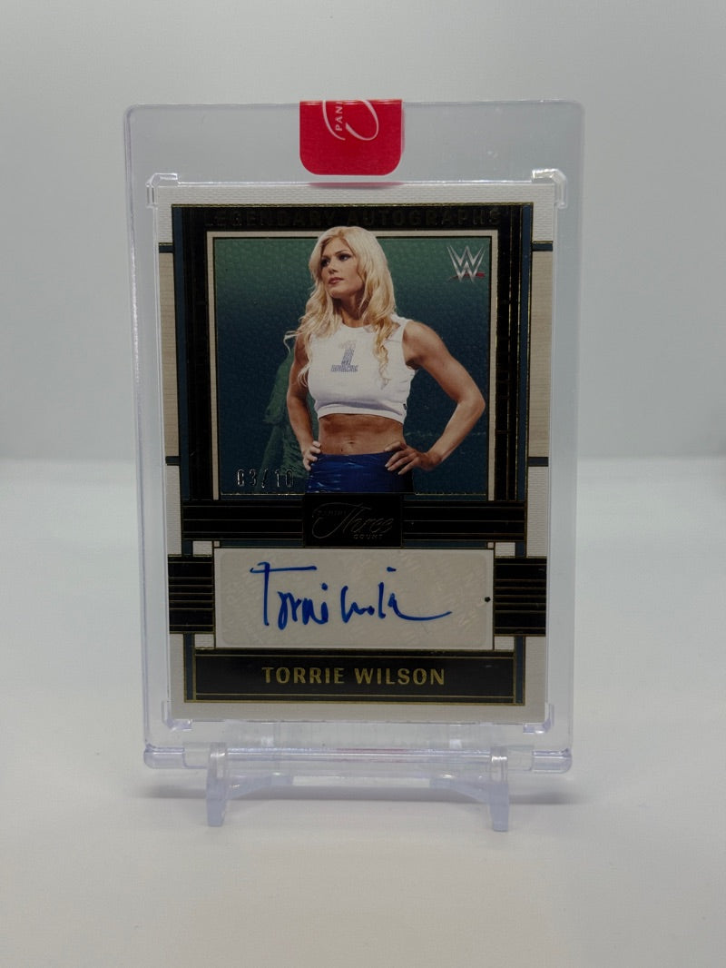 2024 Panini Three Count WWE Torrie Wilson #LATWL - Legendary Autographs Gold /10 - Sealed - Raw - front