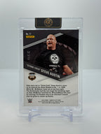 2023 Panini Donruss Elite WWE Stone Cold Steve Austin #22 - Spellbound O Orange /49 - Raw - back
