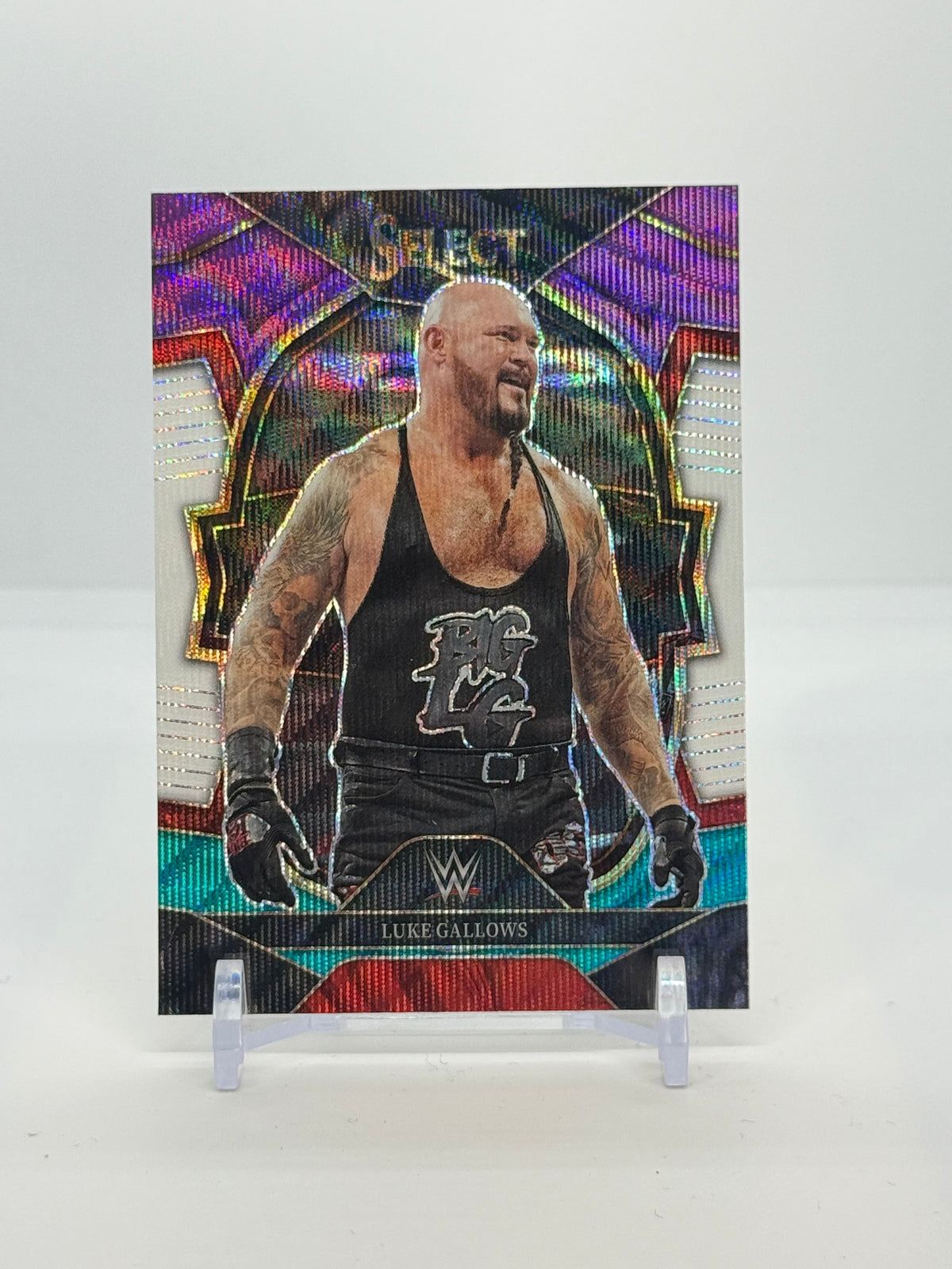07 2023 Panini Select WWE Luke Gallows #88 - Concourse Tri-Color Prizm - 2023 Panini Select WWE Luke Gallows #88 Concourse Tri-Color Prizm - front