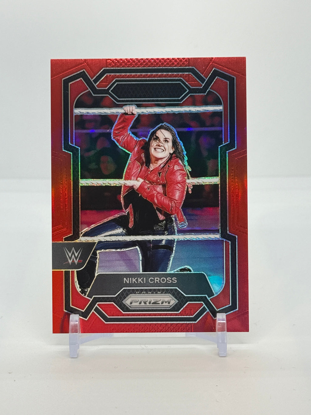 09 2024 Panini Prizm WWE Nikki Cross #189 - Red Prizm 176/299 - 2024 Panini Prizm WWE Nikki Cross #189 Red Prizm 176/299 - front