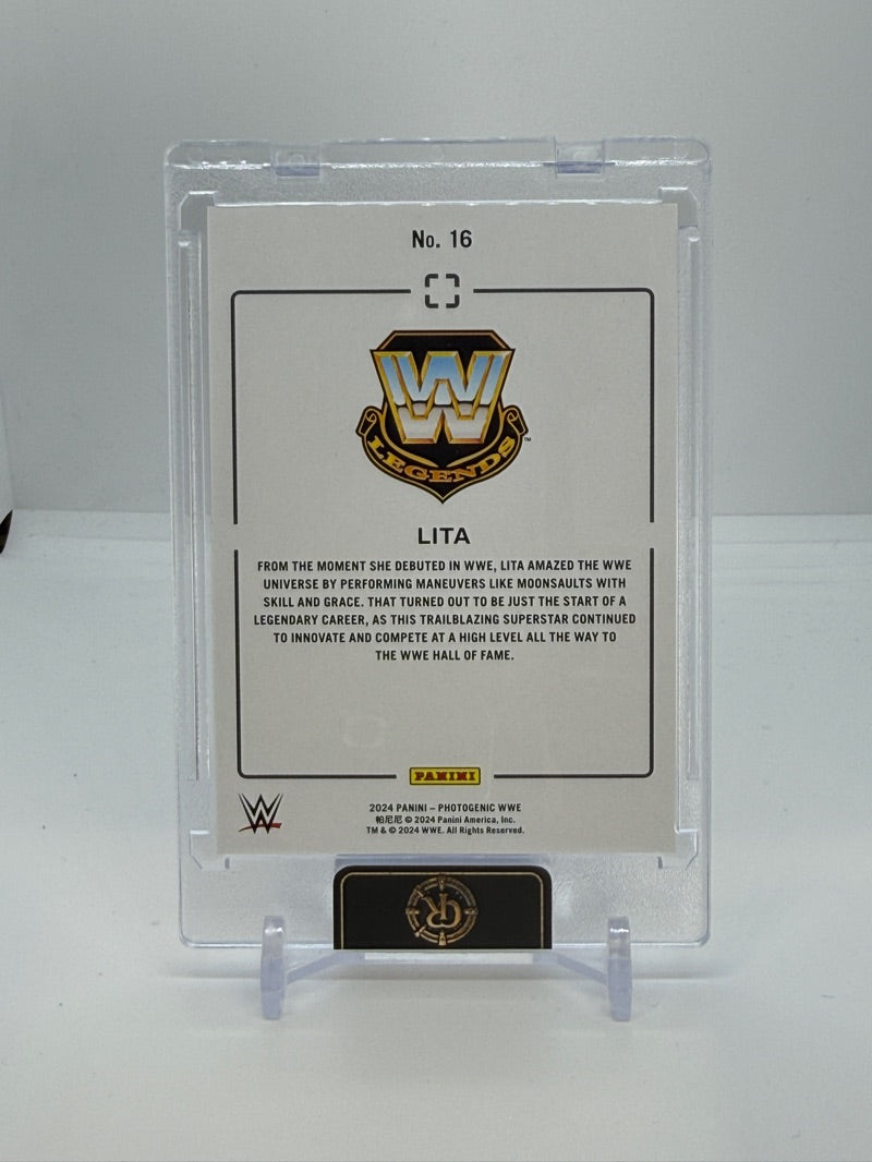 2024 Panini Photogenic WWE Lita #16 - Wedges /49 - Raw - back