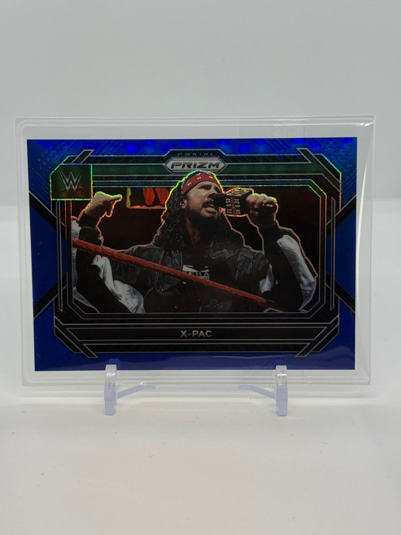 2023 Panini Prizm WWE X-Pac #53 - Blue Prizm 98/199 - Raw - front