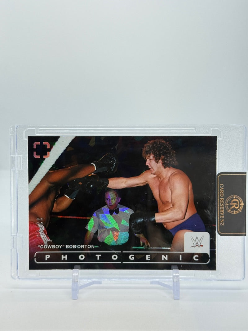 2024 Panini Photogenic WWE Cowboy Bob Orton #60 - Maze /25 - Raw - front