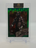 2025 Topps Chrome WWE X Cactus Jack Oba Femi #RDR-34 - Rodeo Rebels Green Refractor /99 - Raw - front