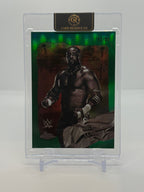 2025 Topps Chrome WWE X Cactus Jack Oba Femi #RDR-34 - Rodeo Rebels Green Refractor /99 - Raw - front