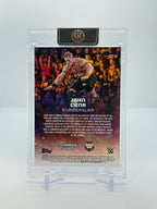 2025 Topps Universe WWE John Cena #278 - Blue Pulse Event Variation /175 - Raw - back