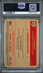 2021 Topps Chrome Platinum Anniversary Autographs DJ LeMahieu Gold Refractor #DL — PSA 8 — PSA cert 148213438 — back
